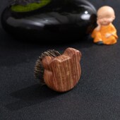 22QR纯猪鬃毛文玩刷子核桃金刚核雕玉器竹雕金蟾清理保养包浆上色