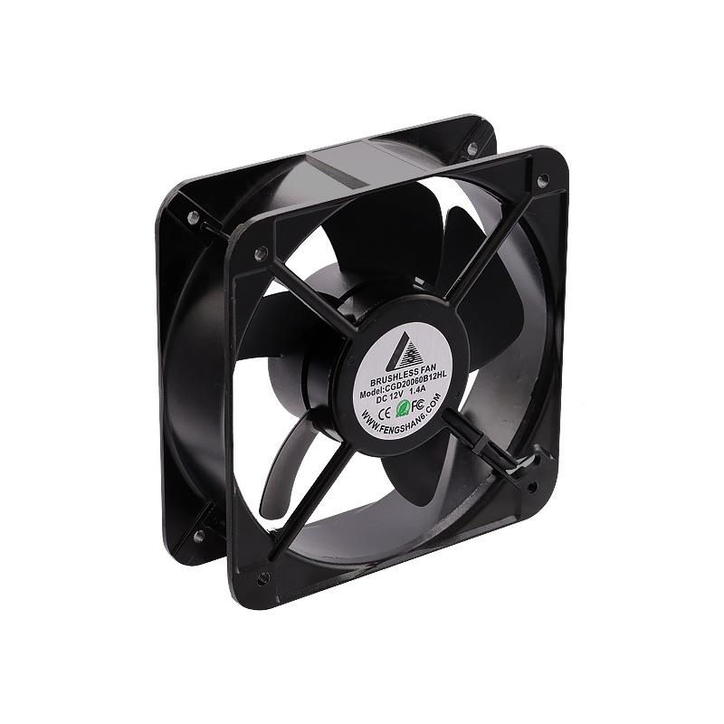 厂家2060直流散热风扇IP54防潮滚020C双M珠无刷风机电气CGD20060