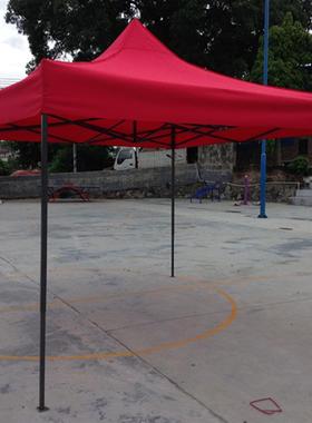 户外3*2373广伸缩折叠篷帐展销摊印字四角遮阳告定做展地销雨棚