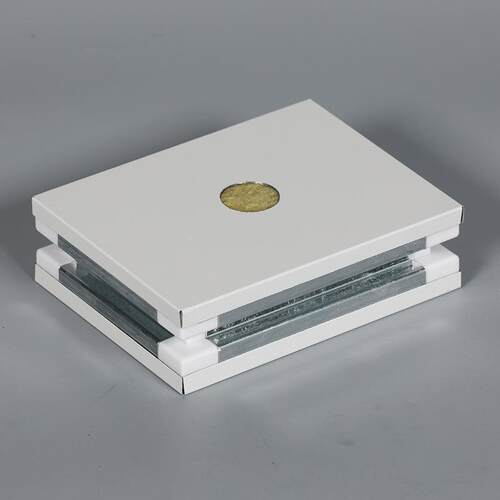 厂空家手工岩棉保温板洁净车间防火保168隔板墙净化板中温玻镁板