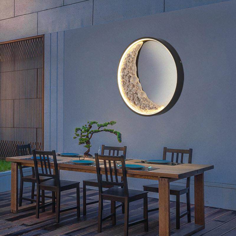 壁灯户外防水别墅室内外台花外园景观阳灯庭BD-166露院墙玄关台月