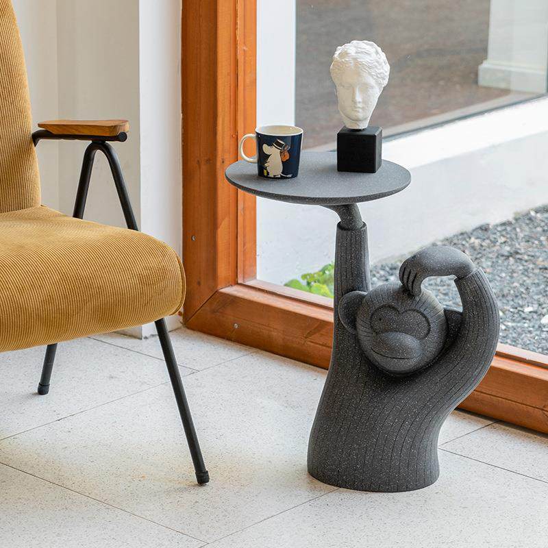 猴子几TUV北欧创家具轻意奢边几茶简约盘现代艺术客厅水泥托小角,电子元器件市场,其它元器件,淘宝优惠券,粉丝福利购,淘宝优惠卷