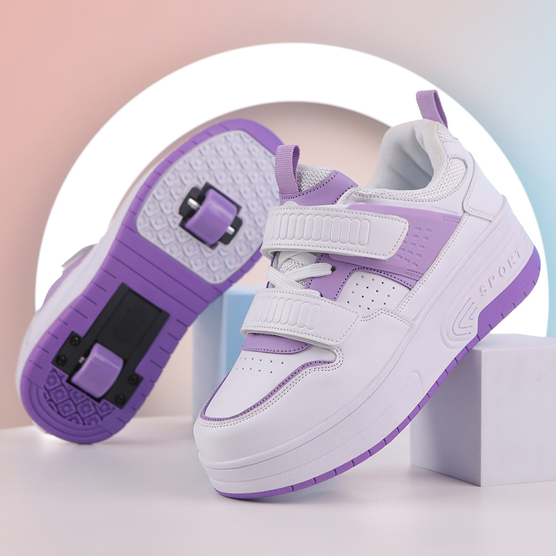 【网红新款】暴走鞋m成人双轮隐形单轮可走可滑男女儿童学生滑轮