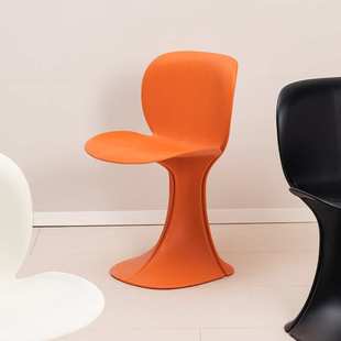 北欧中古风Flower Chair餐厅休闲餐椅现代简约复古设计师高级椅子