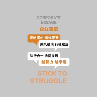 房产中介销售电商办公室司墙面装饰布置标语企业文化形象背景挂画