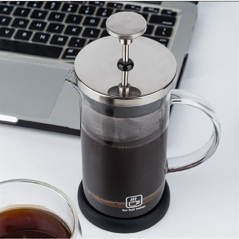 新款法压壶玻璃咖啡壶家用法式压滤壶冲茶器煮茶泡茶叶壶咖啡器具