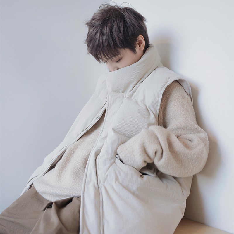 衣疫 秋冬新款基础款低饱和棉马甲