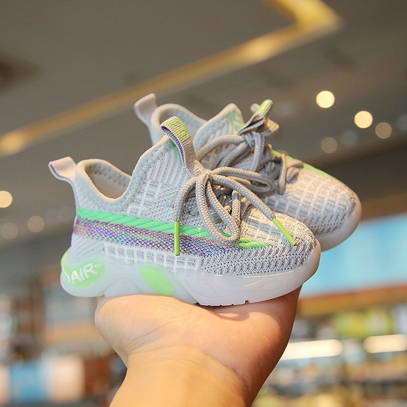 春秋季1一2岁男小童透气网面鞋子女宝宝婴儿鞋8-10个月婴儿学步鞋