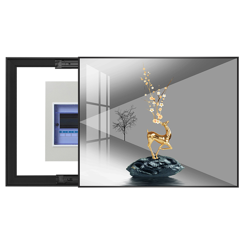 电表箱装饰画免打孔电闸箱配电箱空开箱挂画电表盒配电箱总闸开关