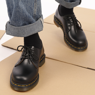 疯家定制 1461马丁鞋男低帮3孔情侣鞋英伦风春夏季大头工装鞋靴女