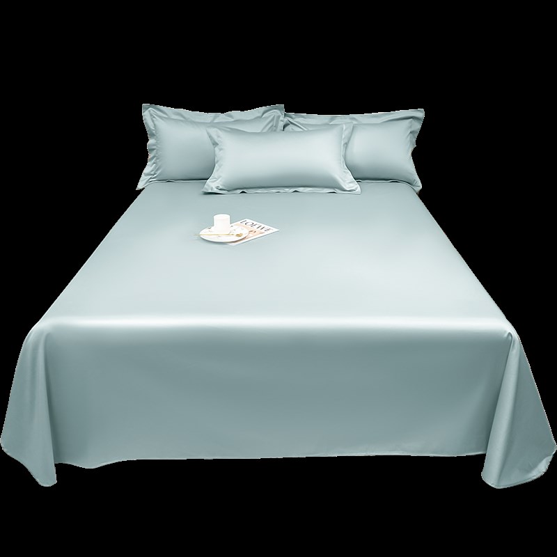A类200支纯棉床单单件100全棉宿舍单双人学生被单被套枕套三件套