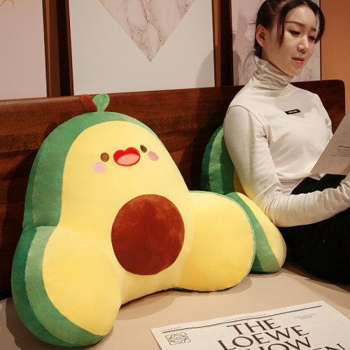 牛油果床头软包靠背靠垫靠枕抱枕沙发客厅K腰枕床上睡觉护腰靠背
