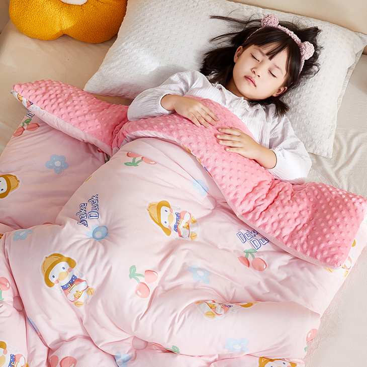 儿童豆豆被新生婴儿小被子冬季宝宝被子秋冬幼儿园幼儿专用午睡被