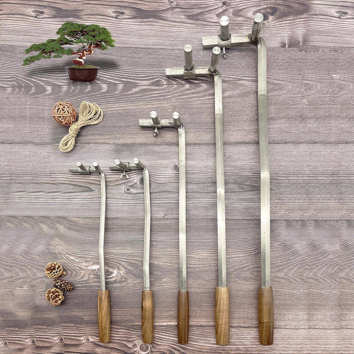 不锈钢整枝器XEP拿器盆栽造型工麦具7字扳手斯旺盆景弯工形具