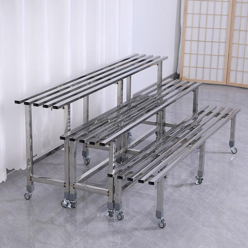 带见详情轮不锈钢花架阶合梯组阳式台肉多层架花盆架可拆分绿多植