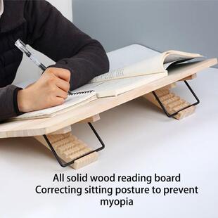 桌面颈双层阅读架写字板倾斜业看书学读书写作习支架保护椎阅读板