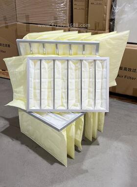 厂袋滤家直尘供中效式F8除空NFJ气过器中央空调无纺布袋式中效过
