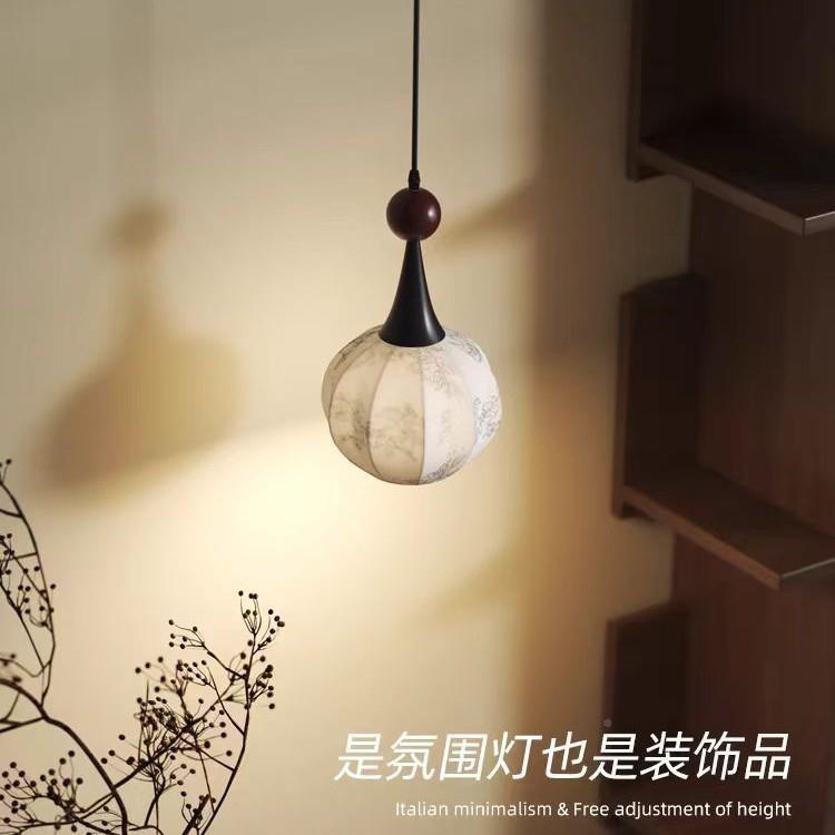 东室方繁花式艺术装31885饰小吊灯法中古吊风入户玄关线灯卧床头