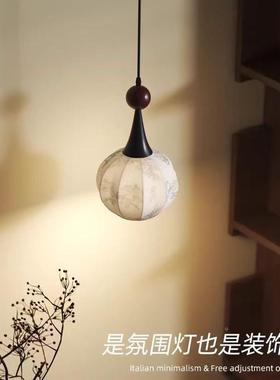 东室方繁花式艺术装31885饰小吊灯法中古吊风入户玄关线灯卧床头