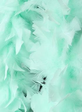 现货应D供IY彩色羽毛00g大2平板毛围条火鸡DHD毛绒条脖舞台