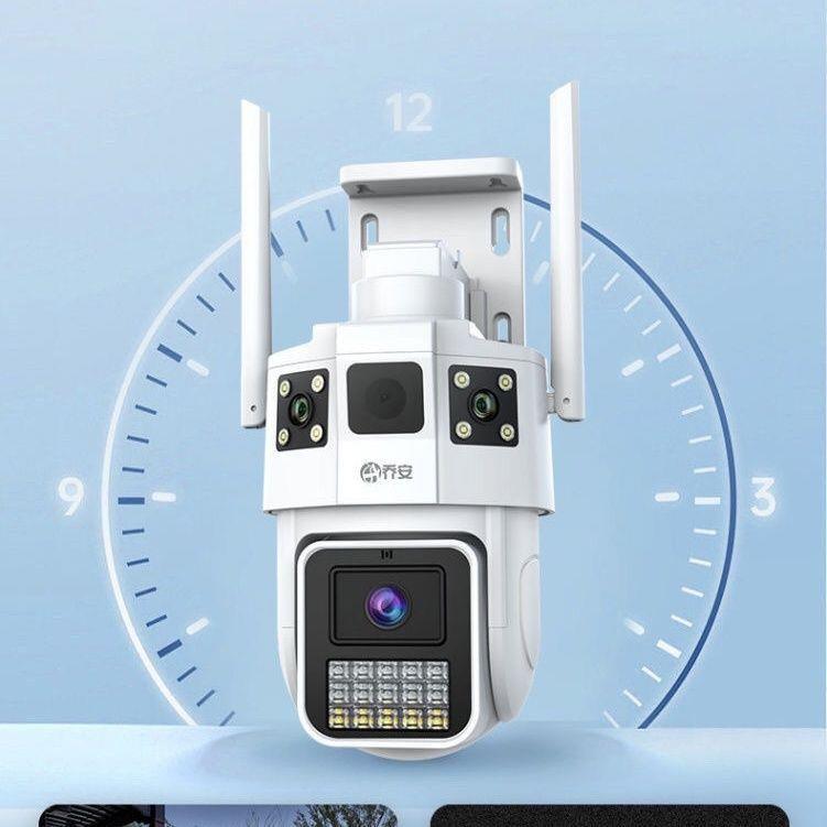 乔安4G三目监控【插电就