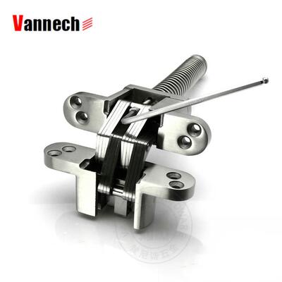 强力不钢精铸全弹簧合页回位暗BLL-1182藏铰链不锈钢弹能簧功锈自