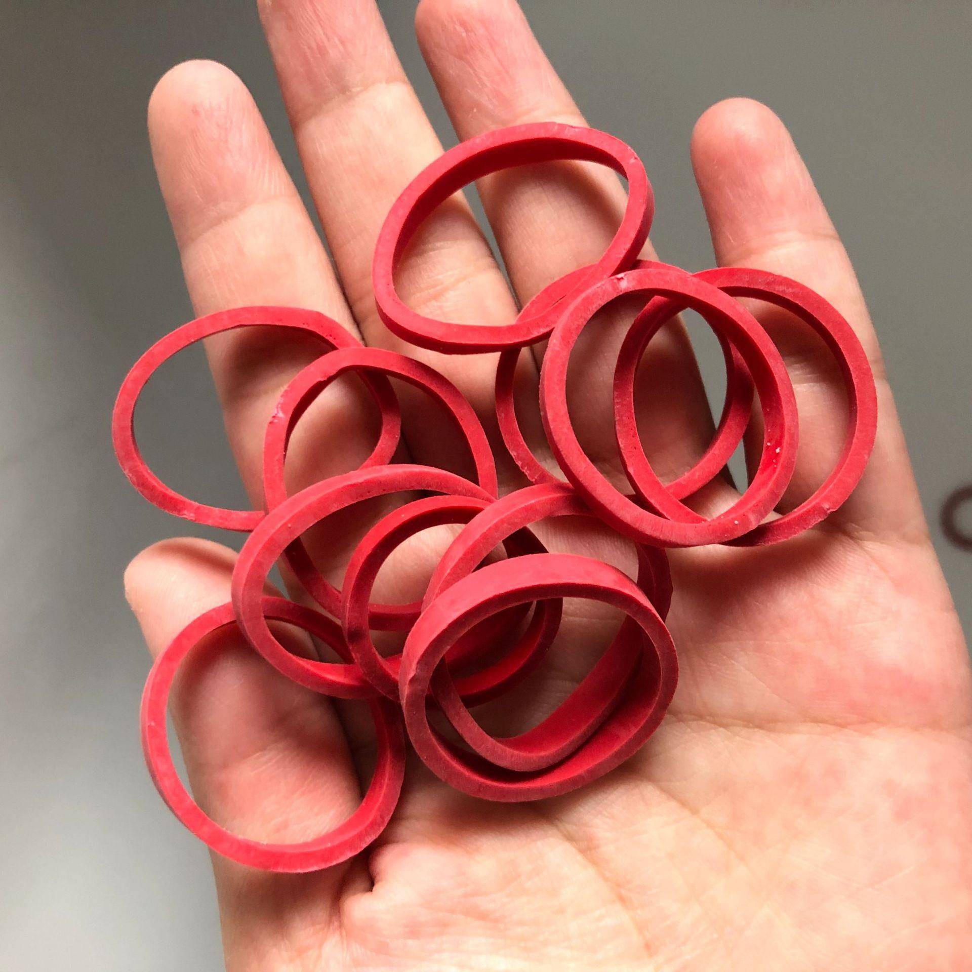 圈皮筋鲜螃海蟹捆TUI绑蔬菜红皮小橡皮筋橡橡胶制品无油