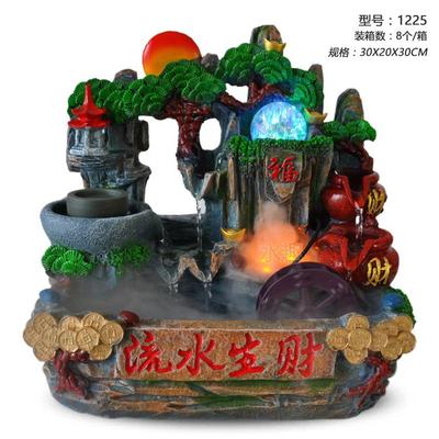 流IGX水水饰品摆件假山喷泉山微盆景观流水景喷泉装厂家