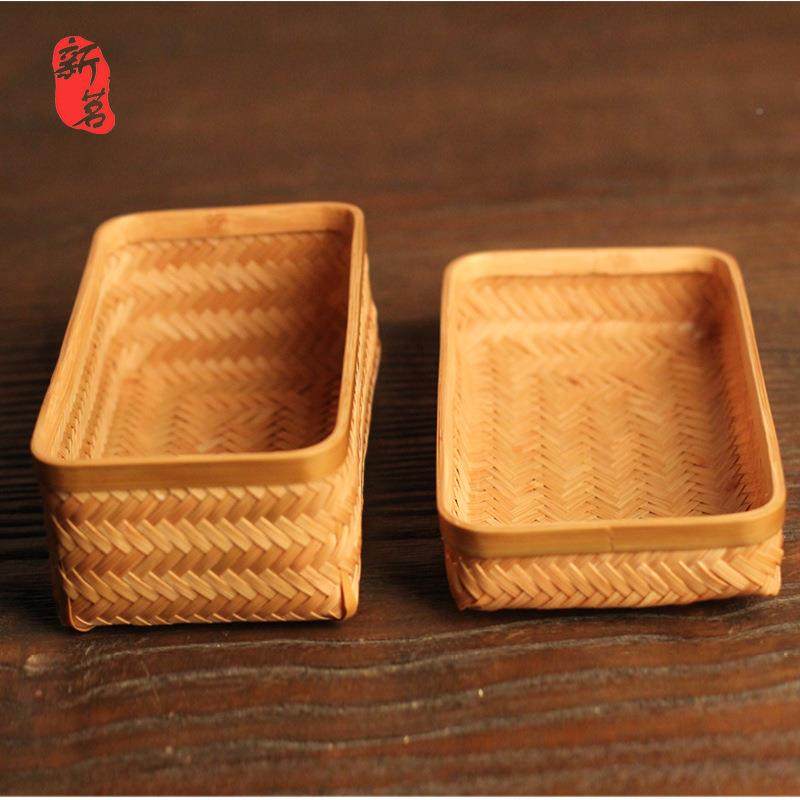 竹编收无品牌/纳气盒普洱茶叶盒透醒茶罐小竹筐果水点收纳盒储物,五金/工具,其它工具,淘宝优惠券,粉丝福利购,淘宝优惠卷