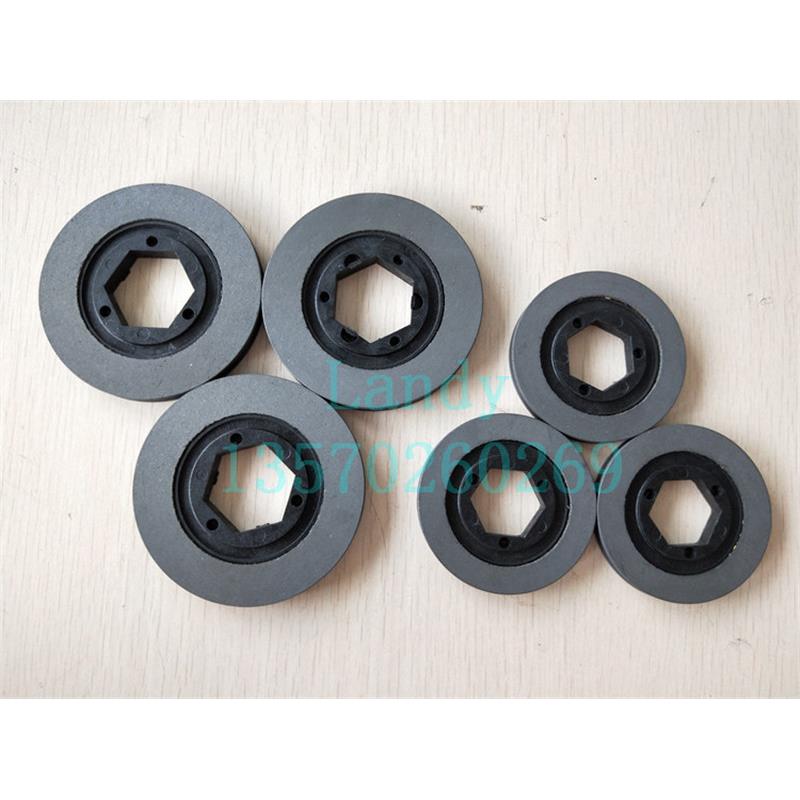 普瑞制动器刹车片摩擦YQL盘DB1转子来玛令F5片齿形/六方轴40Nm