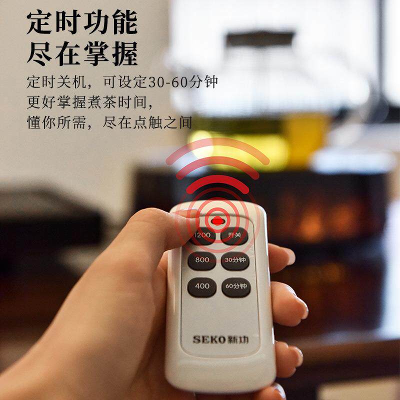 新功仿真煮炭火电陶炉茶壶家用大3功璃率烧无品牌/水壶泡茶专用玻
