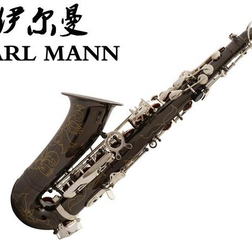 尔曼乐器中音降ULBE黑镍镍键萨克斯管厂家直销镀sa伊x