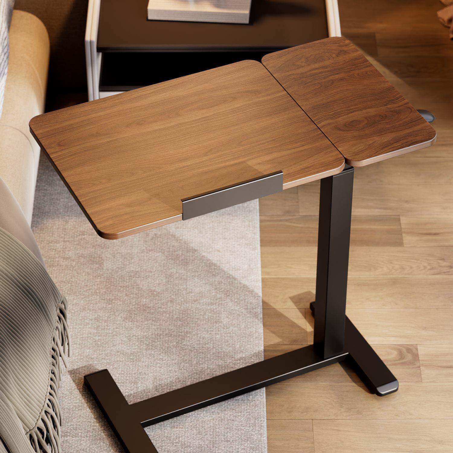 降电脑升桌小型家用公书桌可移动桌子折叠折叠升降写字边桌简办易