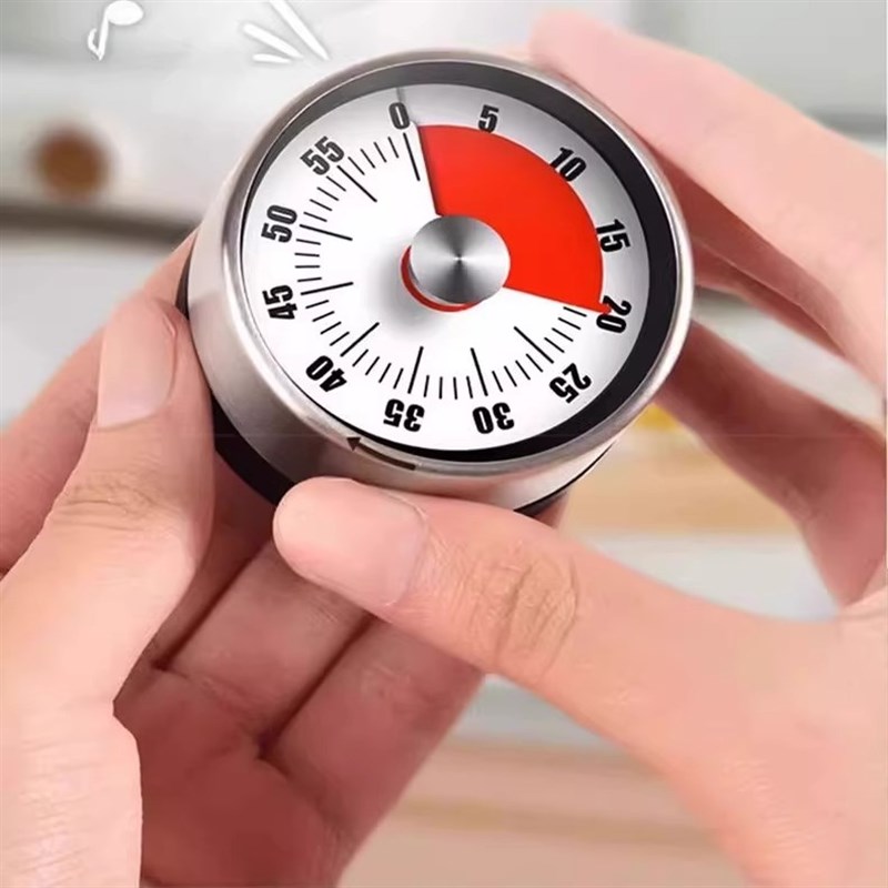 可视化计时e器厨房机械定时学习儿童厨房提醒器磁吸式烹饪秒表闹