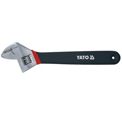 易尔拓(YATO)活动扳手沾塑柄活络扳手活开口扳手6英寸 YT-21650