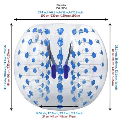 趣味碰撞球充气撞撞球充气碰碰球 儿童 充气竞技碰碰球 透明泡泡