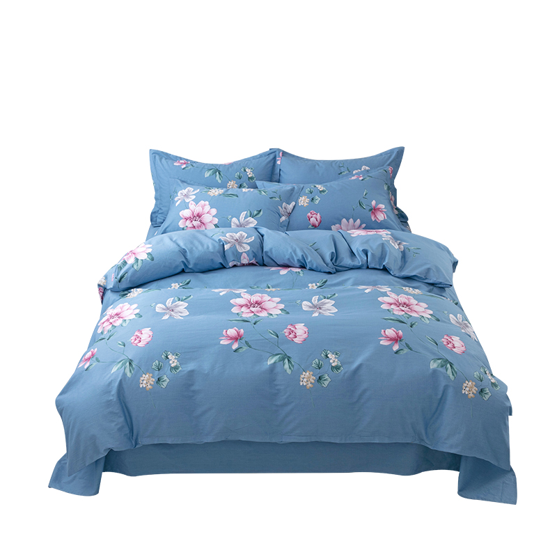 四件套全棉被套200X230双人被罩220x240cm2.2x2.4米床单套件