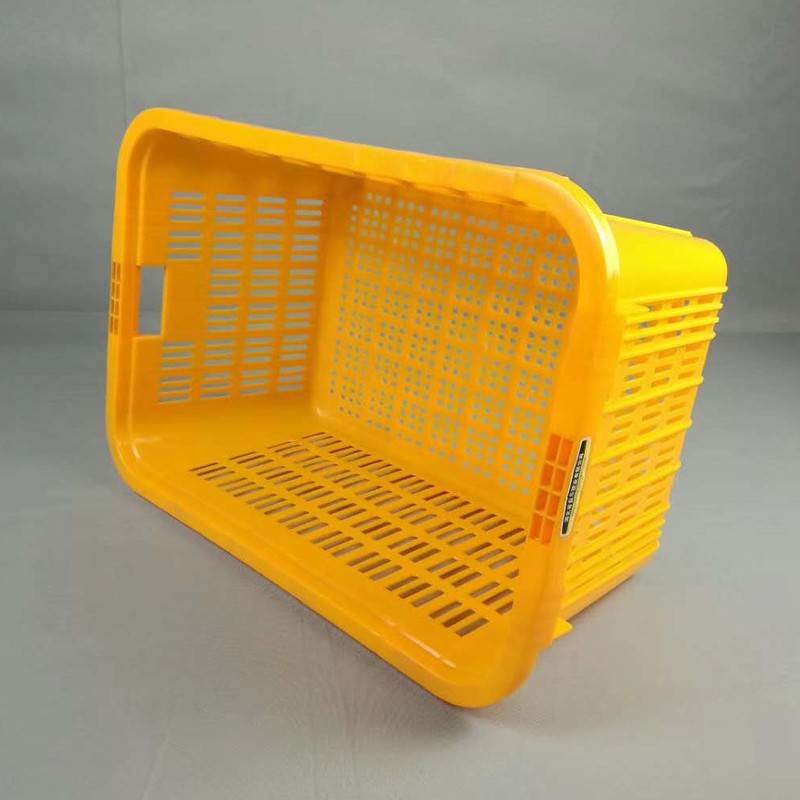 加厚大塑料筐子长方形塑料收纳箱水果筐快递物流箱货框胶筐周转筐