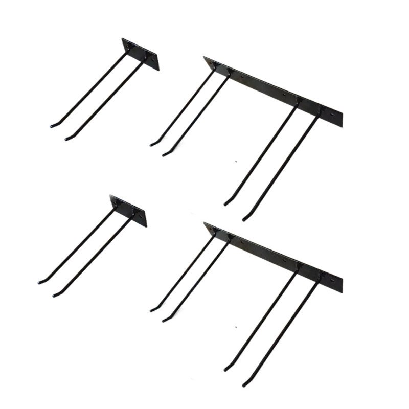 壁挂式工具置物架铁艺储物架美式车库花园庭院铲子铁锹耙子软管架