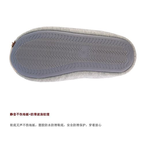 秋冬卡通棉拖鞋男女家居家用情侣亲子室内木地板拖鞋静音防滑保暖