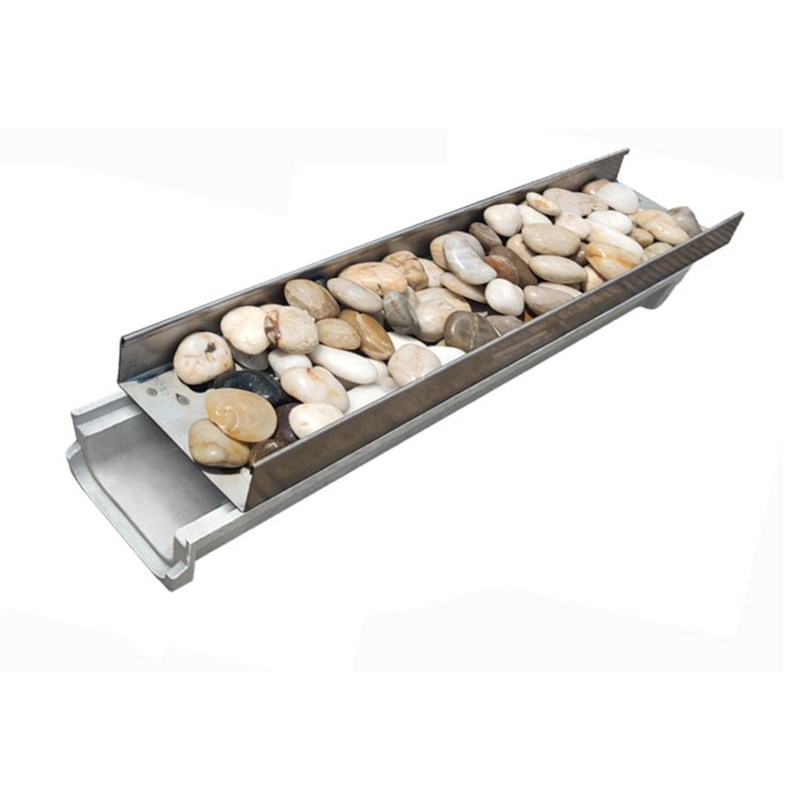 成品排水沟u型槽厨房水沟槽庭院花园地H沟下水道不锈钢盖板u形小w