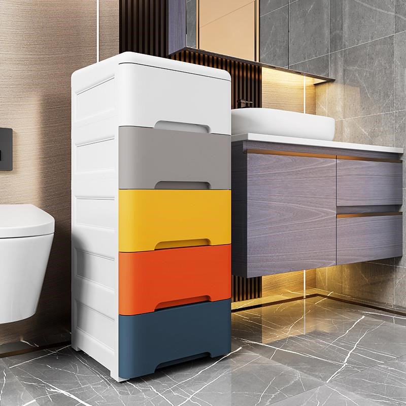 加厚42面宽50深塑料抽屉式收纳柜宝宝衣柜儿童储物柜整理衣柜衣物