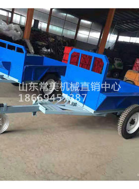 手扶拖拉机微耕机配套拖斗车厢拖箱农用Y拉货用拖车