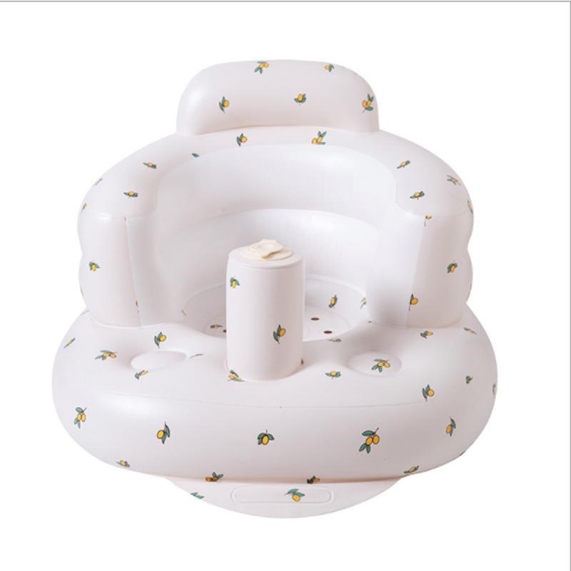 ins婴儿充气沙发座椅 儿童洗浴充气垫 便携式婴儿坐垫 婴儿学坐椅