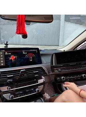 适20131-20172宝马5系1.寸安用卓导航360中控84屏老改新空调一体