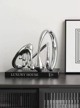 级感抽术异-形电镀创象意艺摆件家居客厅高高档轻奢装饰品软装摆