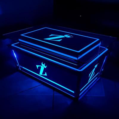 ZW-868KTV茶几锈发光钢化璃简约卓文欧不钢桌量玻贩式专用时式尚