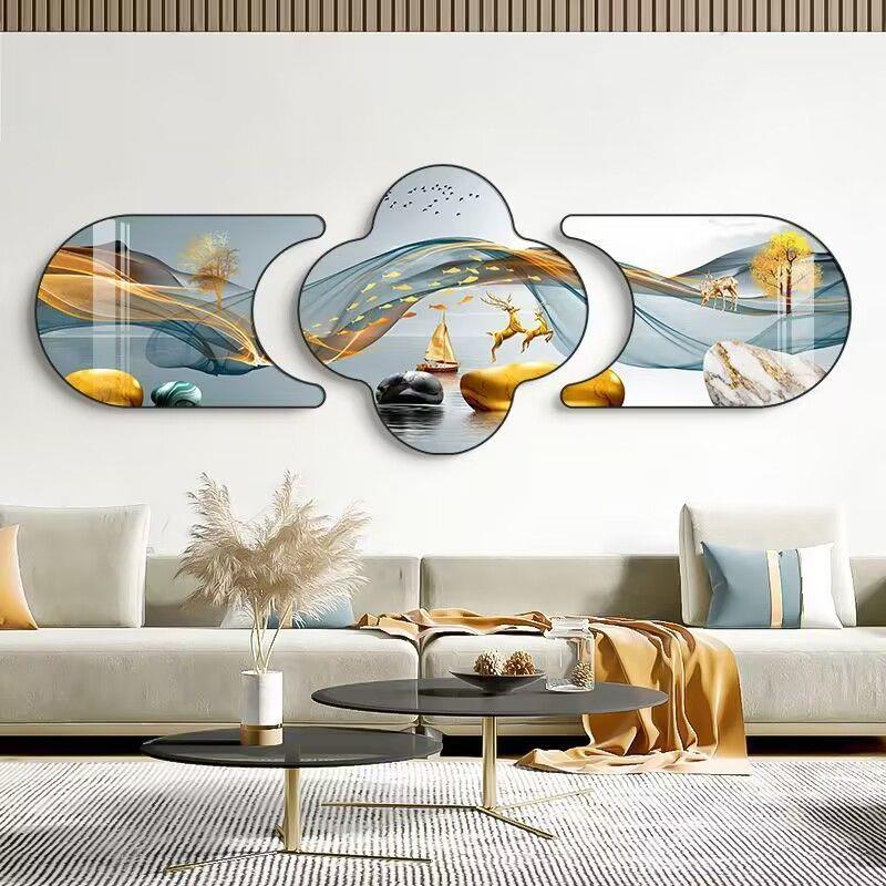 客厅装饰画现代简约沙发