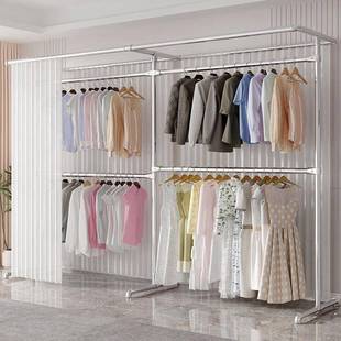 X6iLL7DP架落地防尘罩晾衣架落衣立式 可挂挂衣架阳台晾 室内帘新款