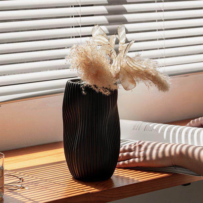 中古风厅口插花陶瓷瓶小众电视柜客桌面摆件干花新家花厂家直供家